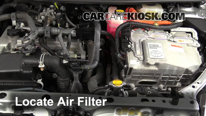 2012 Toyota Prius C 1.5L 4 Cyl. Air Filter (Engine) Replace